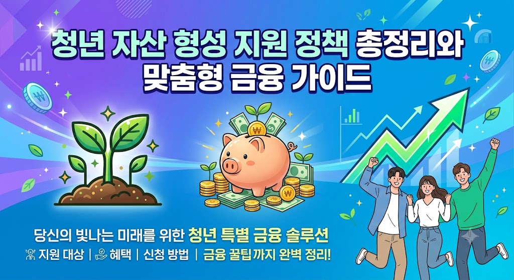 청년 자산 형성 지원 정책 총정리와 맞춤형 금융 가이드